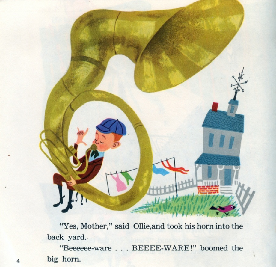 Little Boy with a Big Horn (06),绘本,绘本故事,绘本阅读,故事书,童书,图画书,课外阅读